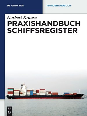 cover image of Praxishandbuch Schiffsregister
